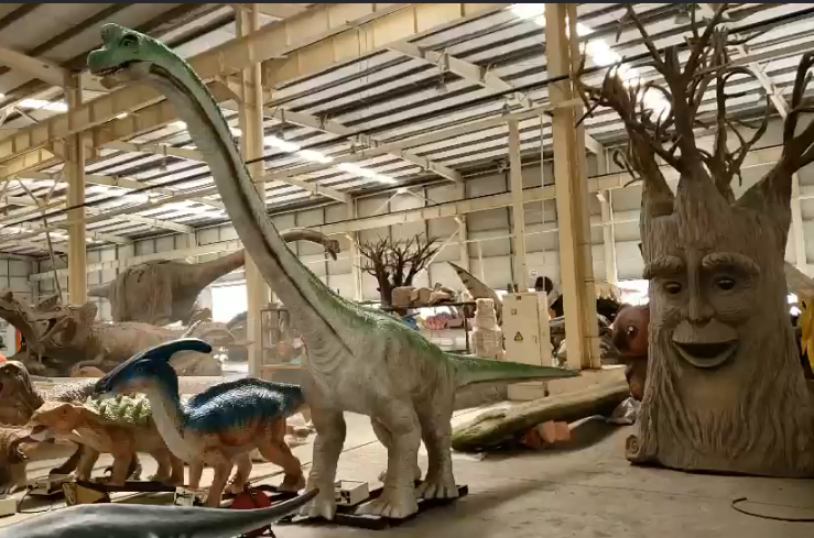 仿真恐龍工廠實拍-仿真恐龍制作工廠