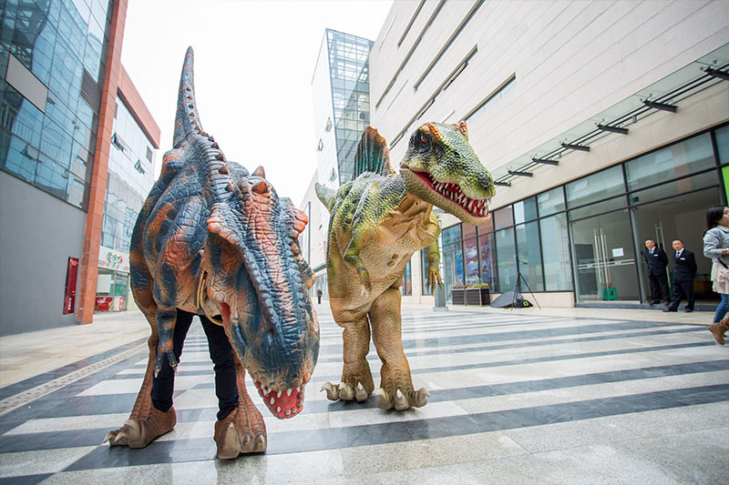  恐龍表演服，仿真恐龍皮套