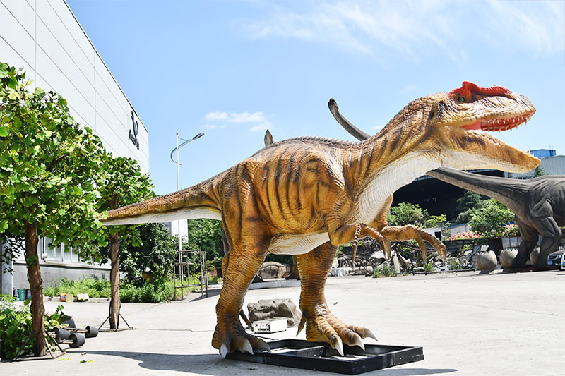 霸王龍，能叫會動的恐龍模型