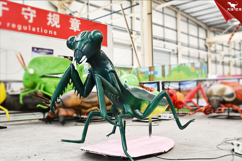 仿真螳螂，大型仿真昆蟲模型