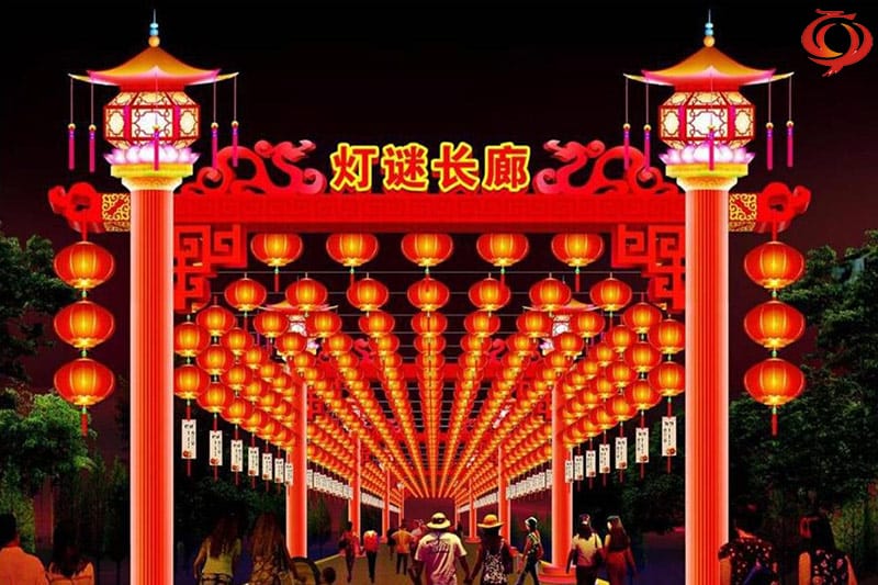 《燈謎長(zhǎng)廊》彩燈設(shè)計(jì)